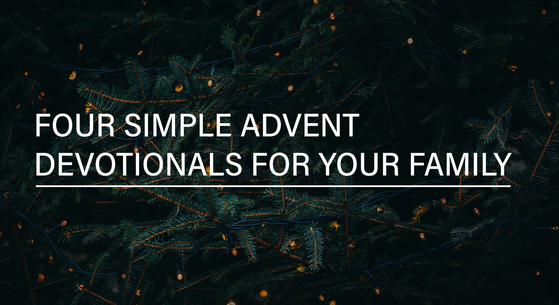 Family Advent Devotions for the Week of Christmas